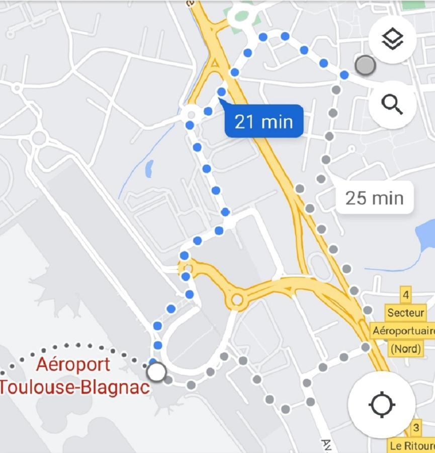 :) Spacieux T4 Aeroport, Ensoleille, Deco Soignee Бланьяк Екстер'єр фото